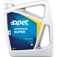 Opet Süper Dört Mevsim Mavi Antifriz 3 Litre ( Üretim Yılı: 2022 ) Üstün Nitelikli Soğutma Sıvısı
