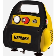 Rtrmax Rtm720 Kompresör 6Lt 1.5 HP 8 Bar Hızlı Hava Üretimi ve Yağsız Kullanım Özelliği