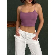 Opendo Ip Askılı Body Crop Top Üst