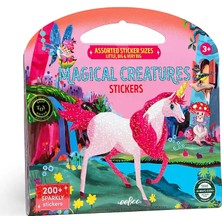 Eeboo Shiny Sticker Kitabı - Magical Creatures