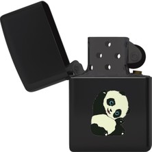 UltraMint Panda Baskılı Siyah Çakmak, Şık ve Kullanışlı Aksesuar
