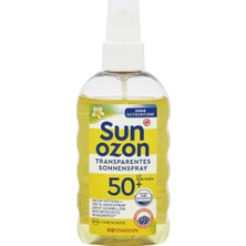 Sunozon Güneş Spreyi Spf 50+ Transparan 200 ml