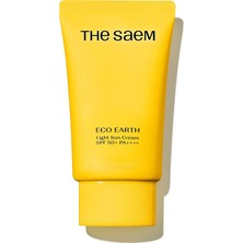 The Saem Eco Earth Light Güneş Koruyucu Krem 50 G SPF50+ Pa++++ Sun Cream  Geniş Spektrum ve Hassas Cilt Dostu