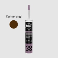 Selsil Kahverengi Renk Silikonize Mastik 500 G - 270 ml