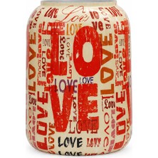 Decor Impex Love Metal Saksı Xl
