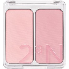 2AN Dual Cheek | Doğal ve Canlı Görünüm Sağlayan İkili Toz Allık | 06 Pink Petal