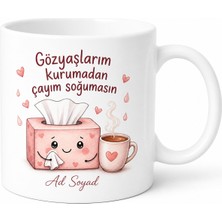 Tupya Gift Romantik Komedi Severlere Gözyaşı Peçetesi Aşk Rüyası Kupa Bardak Hediye