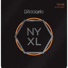 D'Addario NYXL1046 Nickel Wound Elektro Gitar Teli 10-46 Türkiye Menşeli Yüksek Kalite