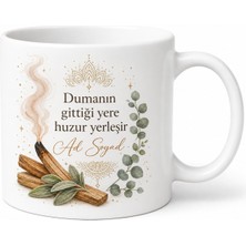 Tupya Gift Palo Santo Tütsü Bağımlısı Bohem Ruh Aromaterapi Özel Tasarım Baskılı Kupa Bardak Hediye