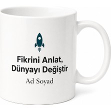 Tupya Gift Girişimciye Asansör Konuşması Özgüven Kupa Yatırımcı Sunum Hediye Bardak