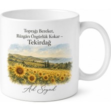 Tupya Gift Tekirdağ Trakya Ruhu Temalı Kişiye Özel Kupa Bardak Hediye