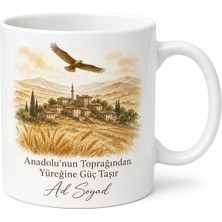 Tupya Gift Anadolu Çocuğu Temalı Baskılı Kupa Bardak Özel Tasarım Hediye