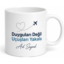 Tupya Gift Catch Flights Not Feelings Esprili Kupa Bardak Seyahat Tutkunu Hediye
