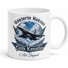 Tupya Gift F16 Pilotuna Kokpit Ruhu Göklerin Hakimi Çelik Kanatlar Kupa Bardak Hediye
