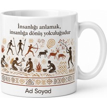 Tupya Gift Antropoloğa Hediye Insanlığın Kökeni Ilkel Kabileler Kültürel Evrim Kupa Bardak