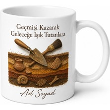 Tupya Gift Dünya Arkeoloji Günü Hediye Kupa Arkeologa Özel Tasarım Baskılı Bardak