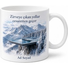 Tupya Gift Gümüşhane Torul Zigana Dağı Kar Manzarası Cam Teras Adrenalin Kupa Bardak Hediye