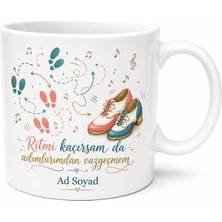 Tupya Gift Dans Kursuna Başlayanlara Ilk Figürler Ayak Basma Ritim Kaçırma Kupa Hediye