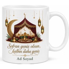Tupya Gift Ramazan Çadırında Iftar Paylaşım Bereketi Özel Tasarım Porselen Kupa Bardak Hediye