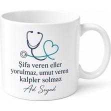 Tupya Gift Doktora Özel Kahve Kupası Doktor Hediye Kişiye Özel Baskılı Kupa Bardak