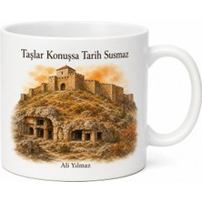 Tupya Gift Kırklareli Pınarhisar Kalesi Kireçtaşı Mağaraları Trakya Tarihi Kahve Kupası Hediye