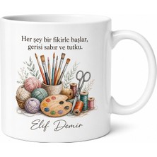 Tupya Gift Kişiye Özel Hobi Atölyesi Baskılı Kupa Bardak - Isimli Hediye