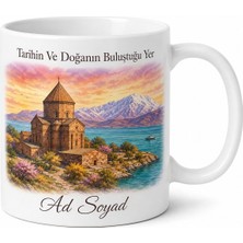 Tupya Gift Van Gevaş Akdamar Kilisesi Artos Dağı Van Gölü Incisi Tarih Doğa Kupa Bardak Hediye