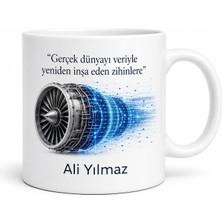 Tupya Gift Dijital Ikiz Mühendisi Fizikselin Sanal Kopyası Özel Tasarım Kupa Bardak Hediye