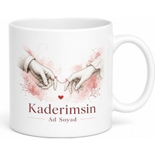 Tupya Gift Kader Ikimizi Birleştirdi Kırmızı Ip Serçe Parmağı Efsanesi Aşk Kupası Hediye