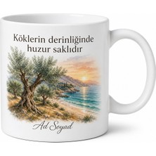 Tupya Gift Balıkesir Burhaniye Pelitköy Zeytin Ağaçları Ege Sahili Kupa Bardak Hediye