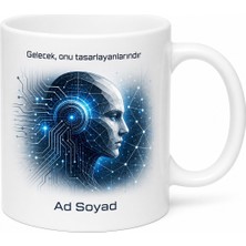 Tupya Gift Yapay Zeka Robotik Tasarım Geleceğin Teknolojisi Veri Ağı Kupa Bardak Hediye