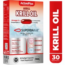 Active Plus Akrill Krill Oil 30 Yumuşak Kapsül Soft Jel