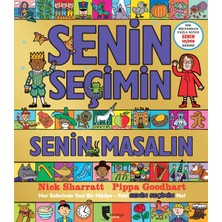 Domingo Yayınevi Senin Seçimin Senin Masalın - Nick Sharratt & Pippa Goodhart - Çocuk Öykü Kitabı - 32 Sayfa Türkçe