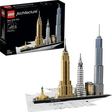 LEGO ® Architecture New York City 21028 - 12+Dekoratif ve Sergilenebilir Model Yapım Seti (598PARÇA)