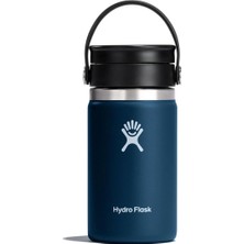 Hydro Flask Geniş Flex Sip Kapaklı Termos 355 ml (12 Oz) - Indigo Lacivert