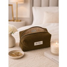 La Myr Earthy Süet Makyaj Çantası