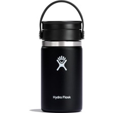 Hydro Flask Geniş Flex Sip Kapaklı Termos 355 ml (12 Oz) - Siyah