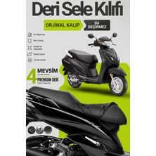 Motobros Motosiklet Koltuk Kılıfı Honda Activa Leatherfit Deri Motosiklet Sele Kılıfı Motor Sele Kılıfı Su Geçirmez