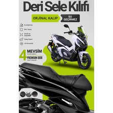 Motobros Motosiklet Koltuk Kılıfı Volta Apex 7 Leatherfit Deri Motosiklet Sele Kılıfı Motor Sele Kılıfı Su Geçirmez