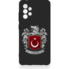 Vip Case Samsung A52 Uyumlu Türk Arma Desenli Silikon Kılıf