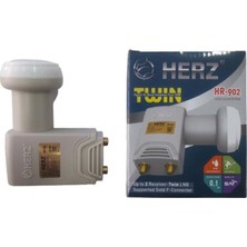 Herz Çiftli LNB HR-902 Uzunluk ve Özellikleri ile Yüksek Performanslı Uydu Alıcısı Aksesuarı