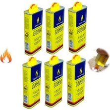 UltraMint Prizli 6'lı 133ML Fluid Çakmak Benzini Seti, Pratik ve Güvenilir Kullanım