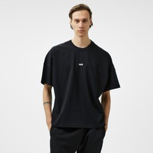 Forfun Blurred Dreams Oversize Dropshoulder Erkek Siyah T-Shirt