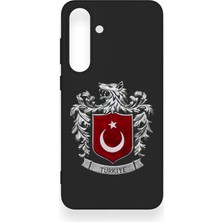 Vip Case Samsung S25FE Uyumlu Türk Arma Desenli Silikon Kılıf