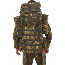 Single Sword 100+10 L 100+10L Su Geçirmez Outdoor Taktik Kamp Çantası - Tropik Pembe - Renk: MULTİCAM