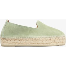 Manebi Hamptons Double Sole Kadın Yeşil Espadril