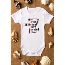 Eydu Baby Üzgünüm Anne Aynı Adama Aşığız Baskılı Bebek Body Badi Çıtçıtlı Zıbın