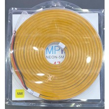 Lampist 12V 5mt Neon LED IP65 Amber