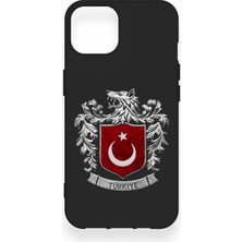 Vip Case iPhone 13 Uyumlu Türk Arma Desenli Silikon Kılıf