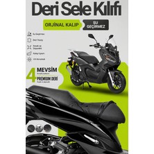 Motobros Motosiklet Koltuk Kılıfı Kanuni Seha 125 Leatherfit Deri Motosiklet Sele Kılıfı Motor Sele Kılıfı Su Geçirmez